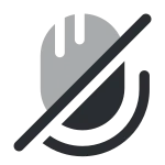 Microphone Slash 1 SVG Icon